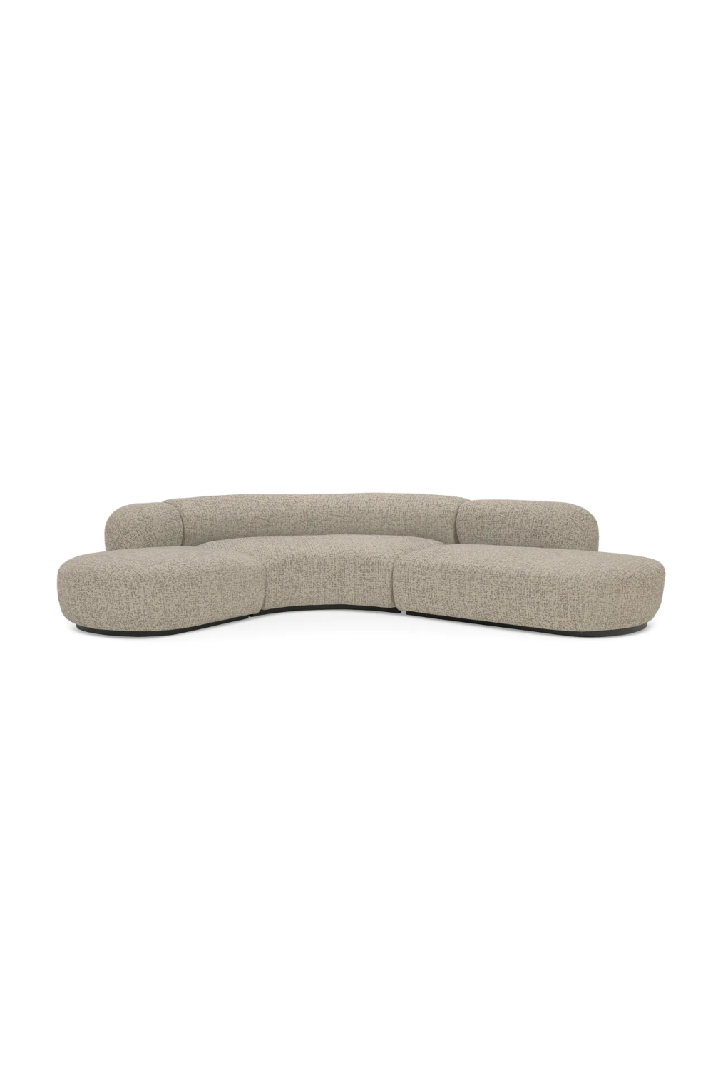 Upholstered Curved Sofa L Björn | Eichholtz Miami