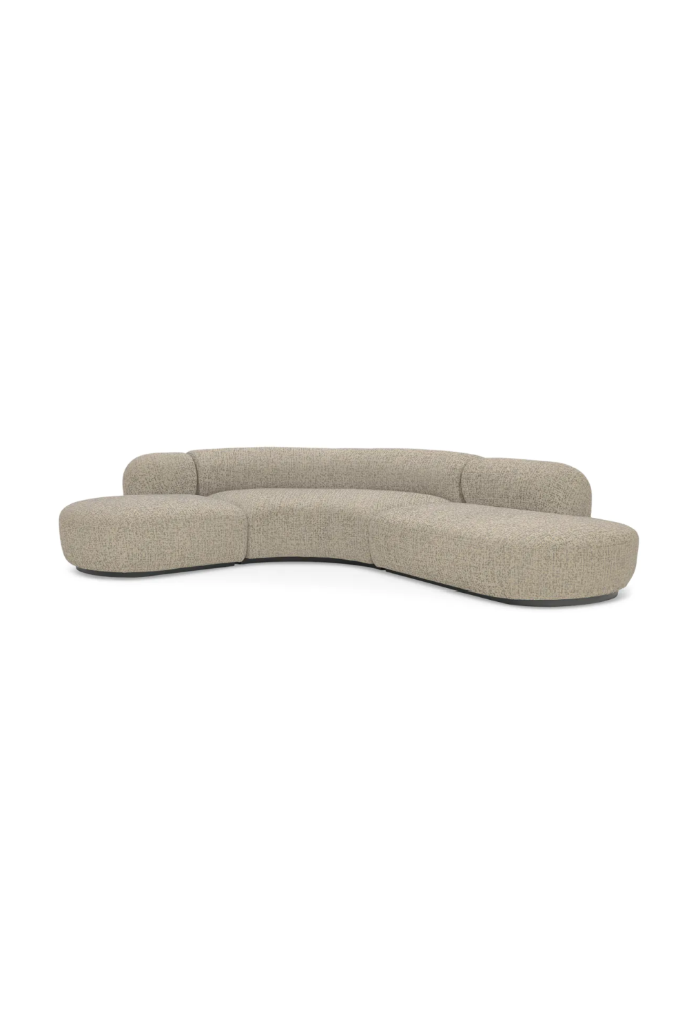 Upholstered Curved Sofa L Björn | Eichholtz Miami