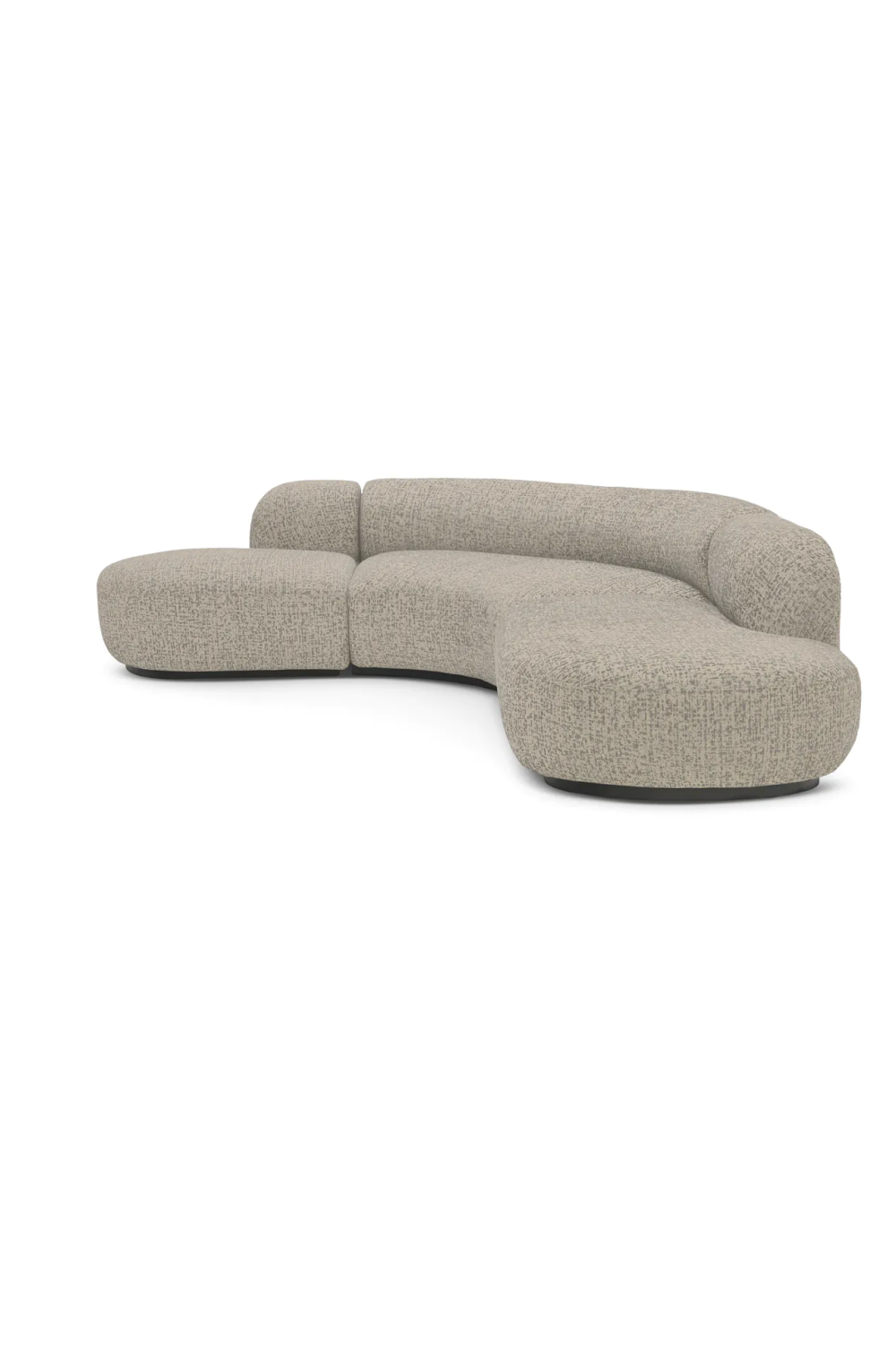 Upholstered Curved Sofa L Björn | Eichholtz Miami