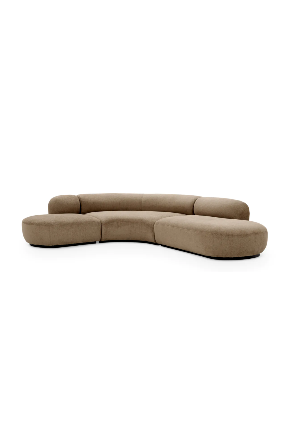 Upholstered Curved Sofa L Björn | A | Eichholtz Miami