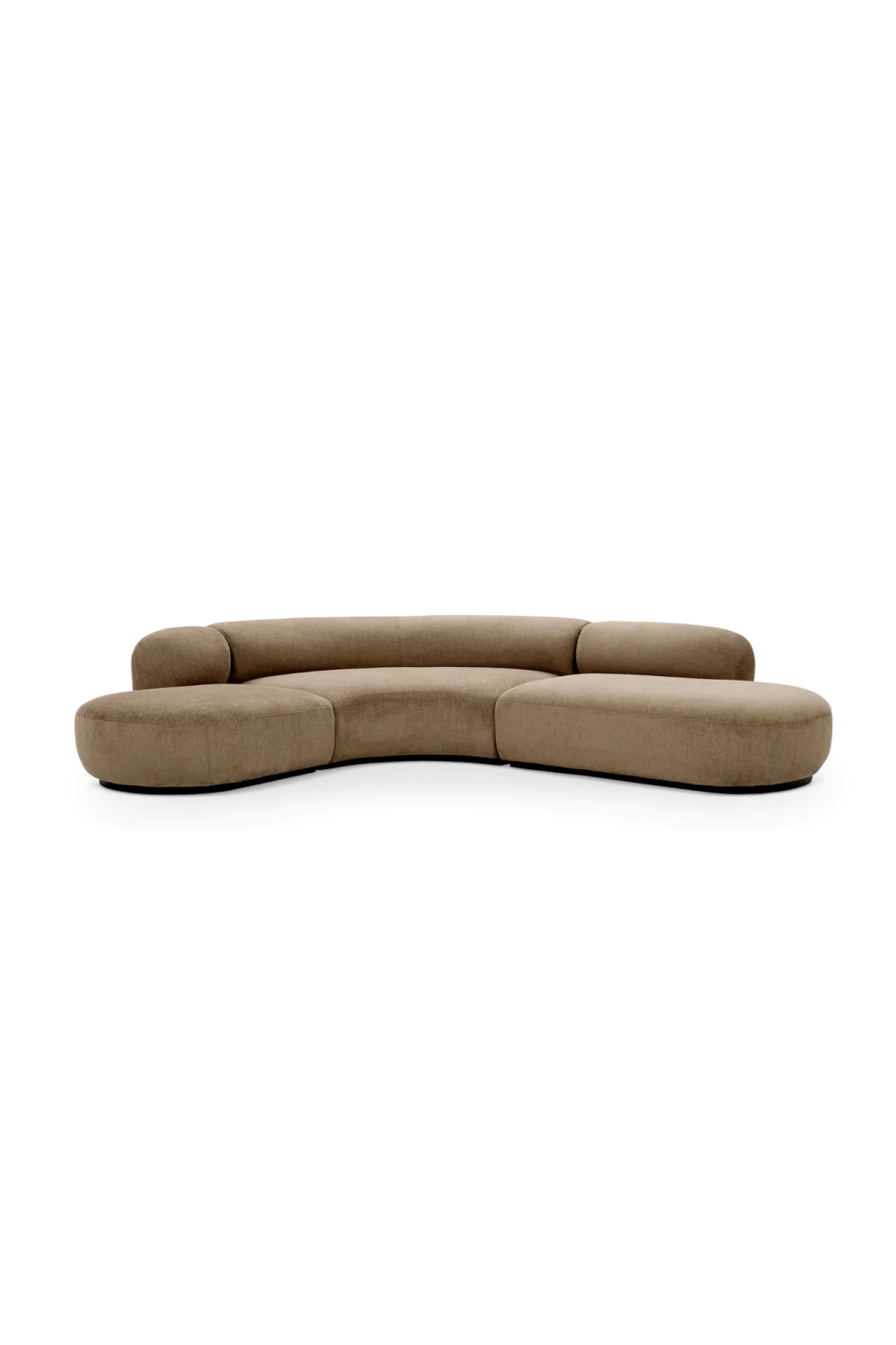 Upholstered Curved Sofa L Björn | A | Eichholtz Miami