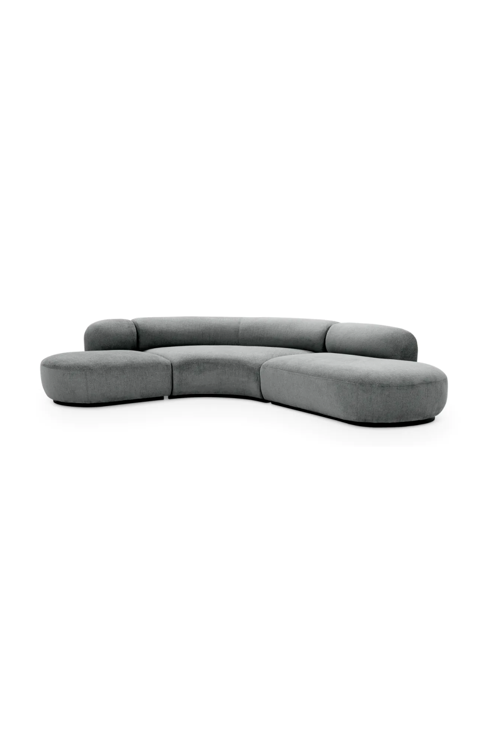 Upholstered Curved Sofa L Björn | Eichholtz Miami