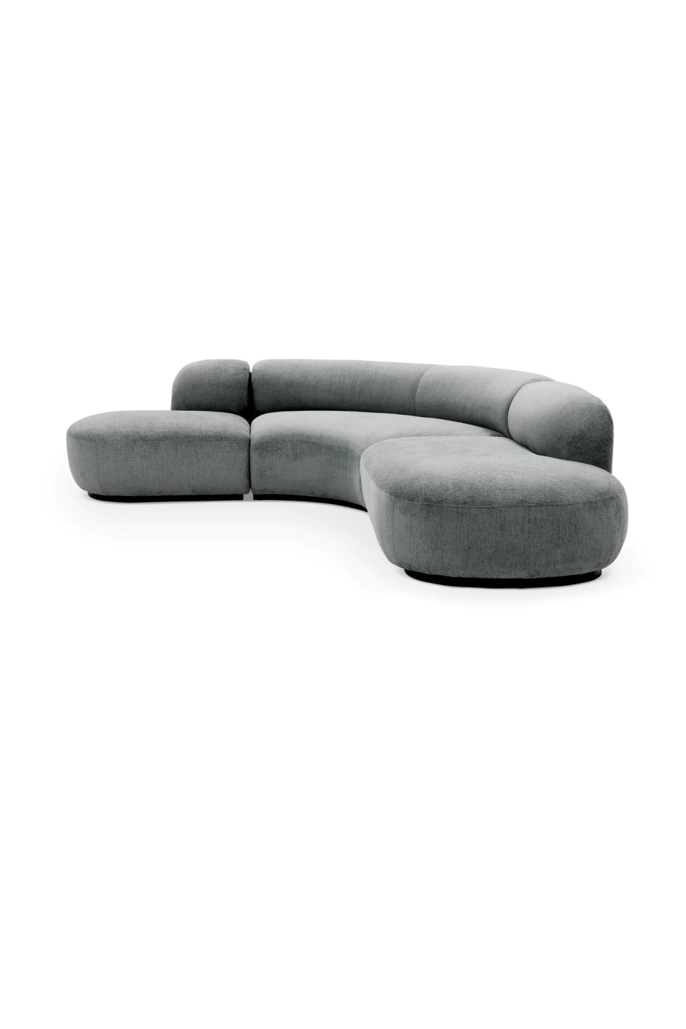 Upholstered Curved Sofa L Björn | Eichholtz Miami