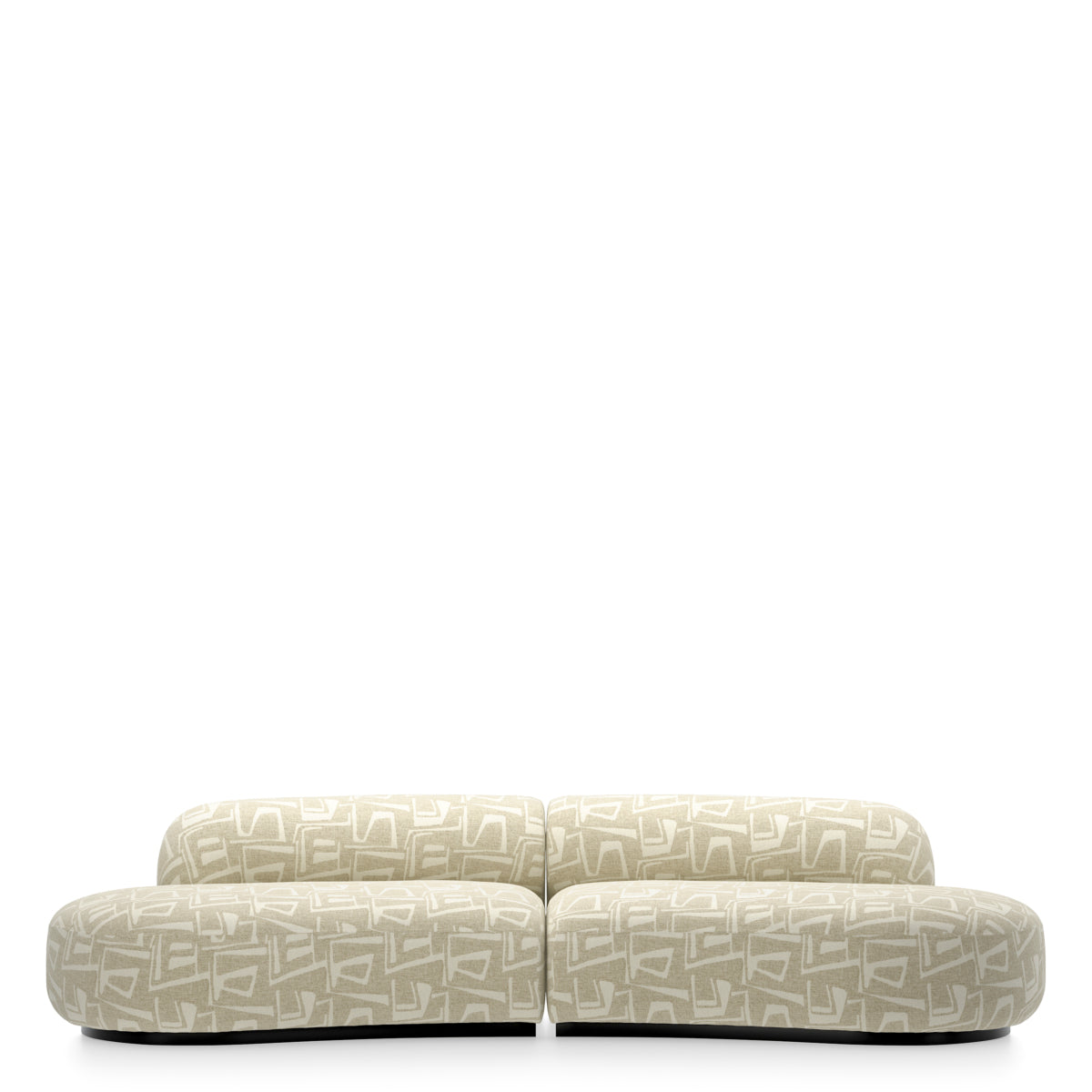 Fabric Curved Sofa S Bjorn | B | Eichholtz Miami