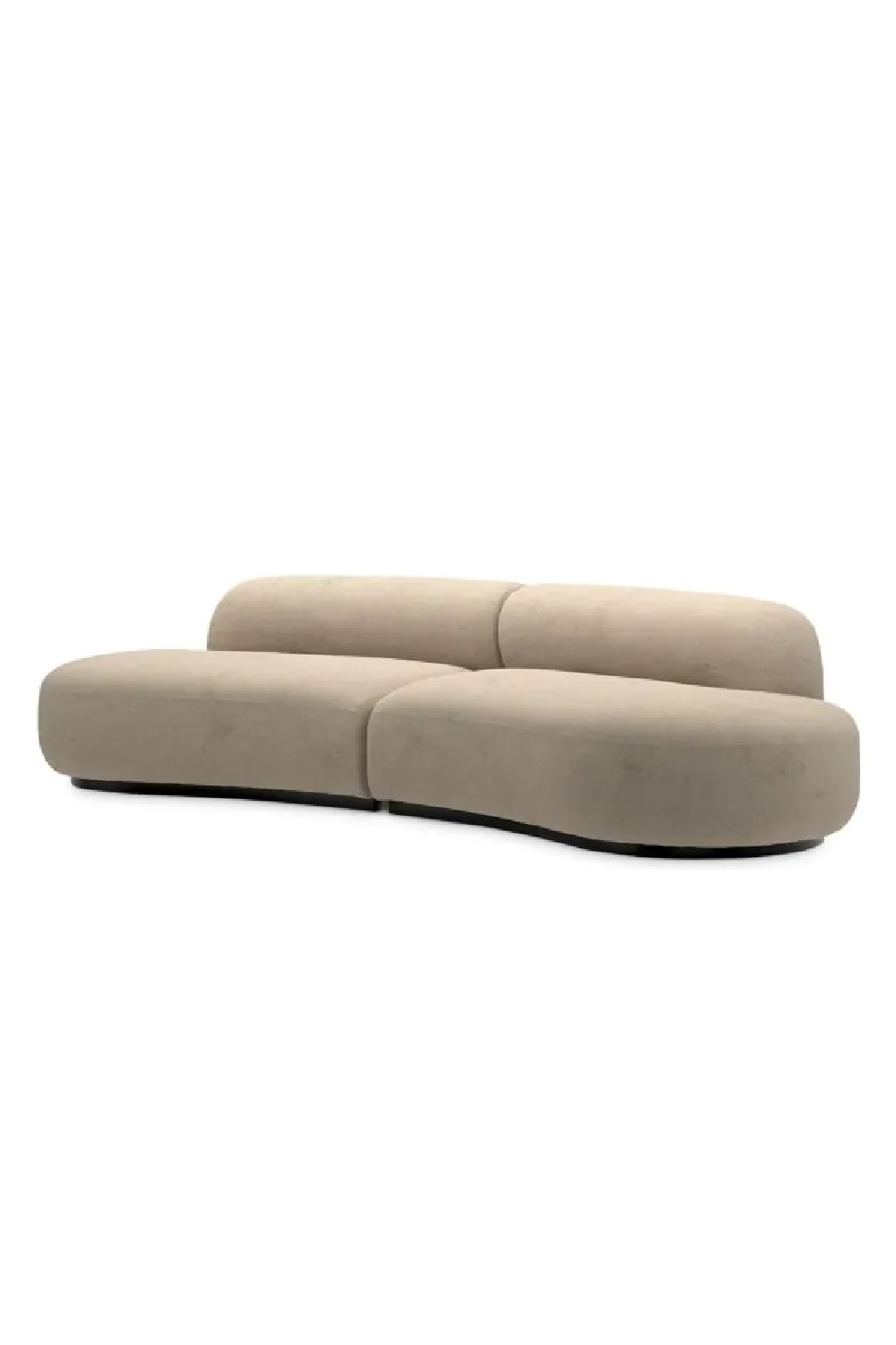 Fabric Curved Sofa S Bjorn | A | Eichholtz Miami