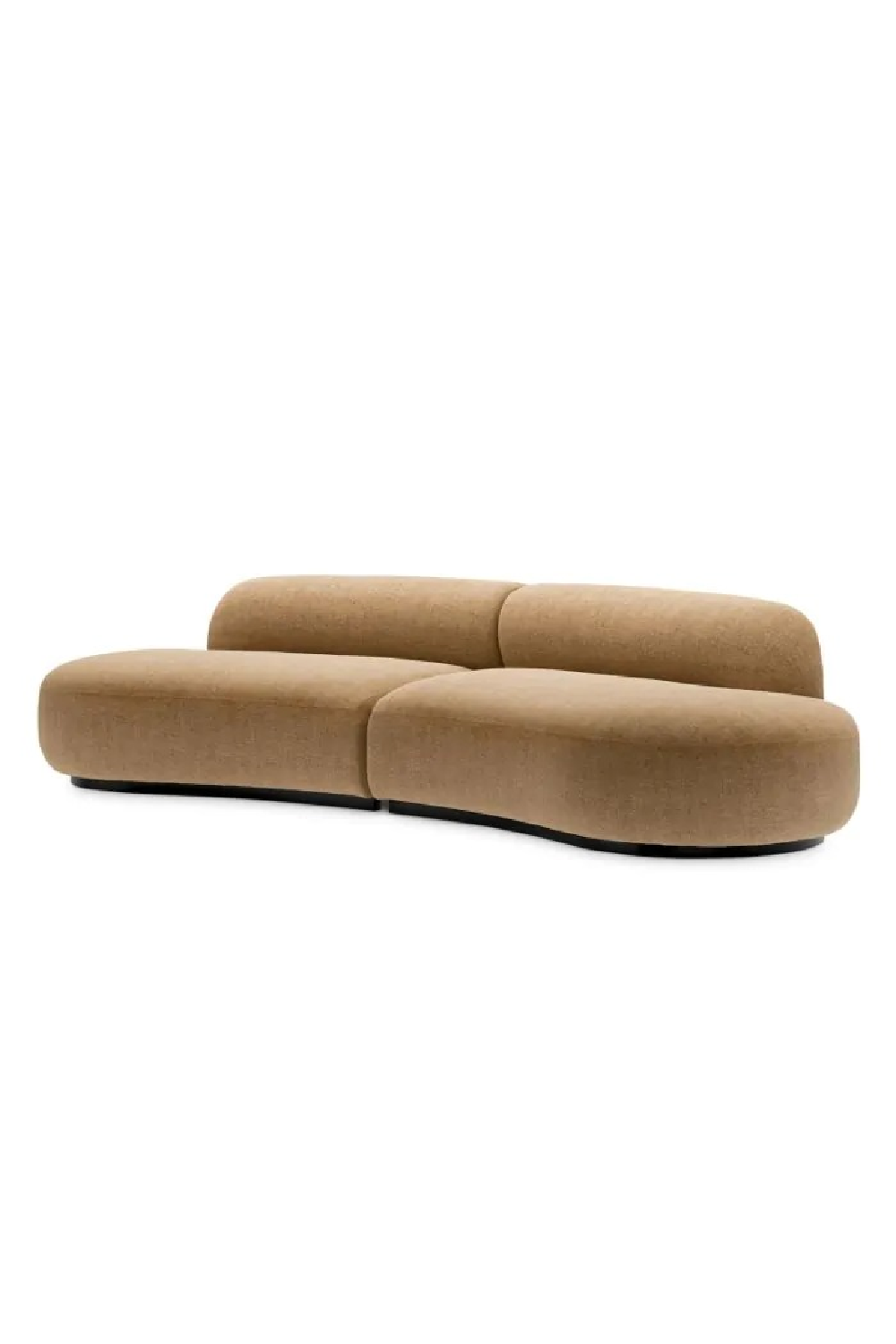 Fabric Curved Sofa S Bjorn | A | Eichholtz Miami