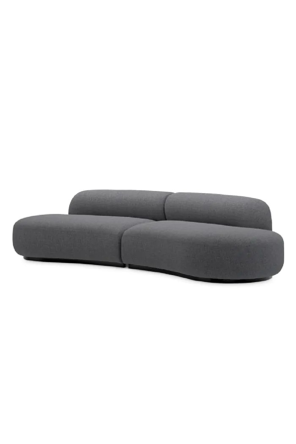 Fabric Curved Sofa S Bjorn | Eichholtz Miami