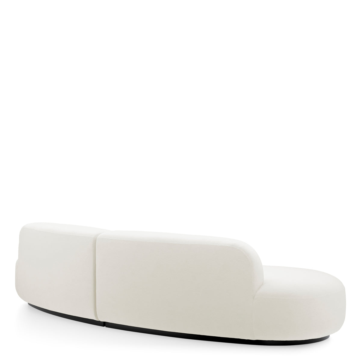 Fabric Curved Sofa S Bjorn | Eichholtz Miami