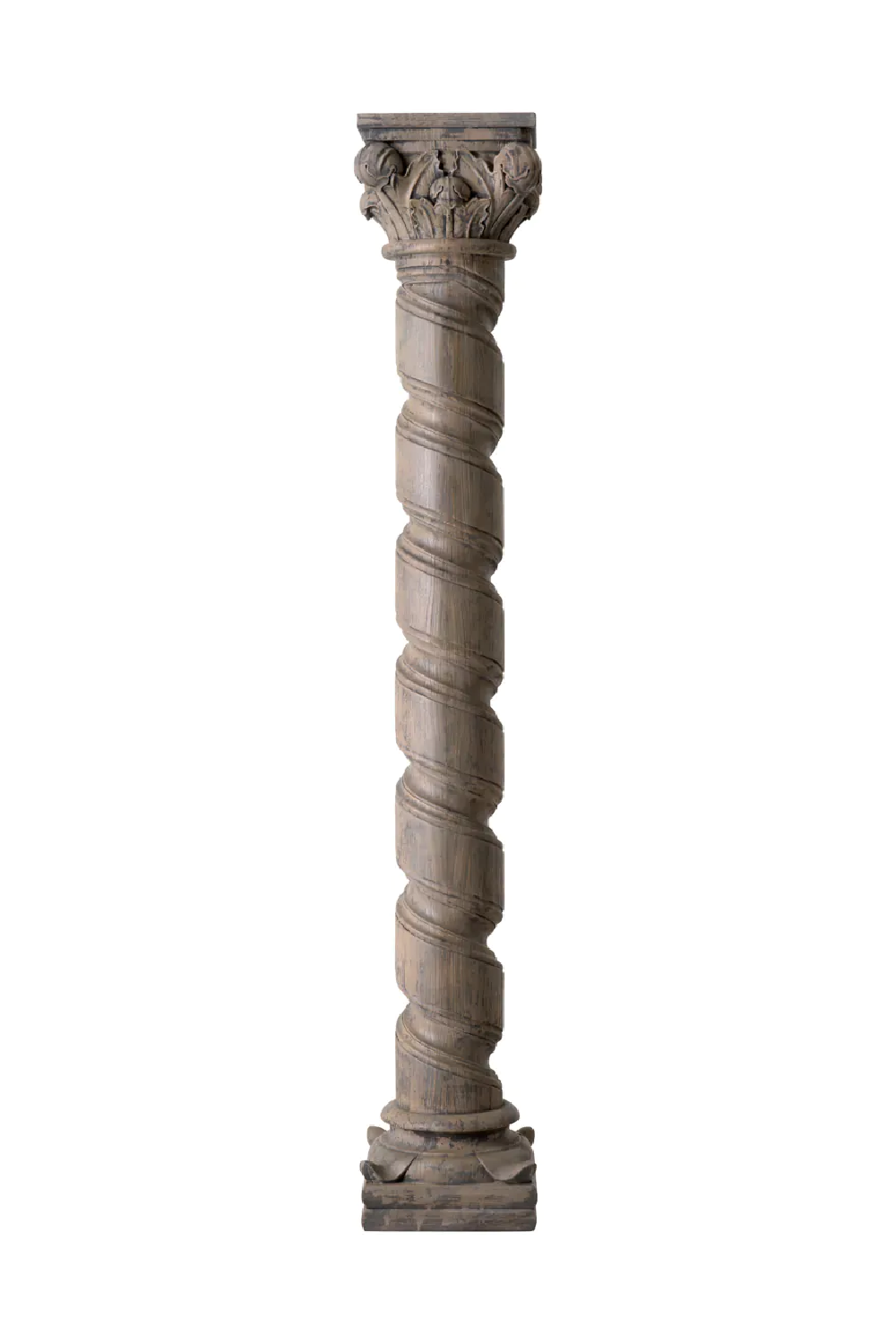 Antique Wooden Column Veneto | Eichholtz Miami