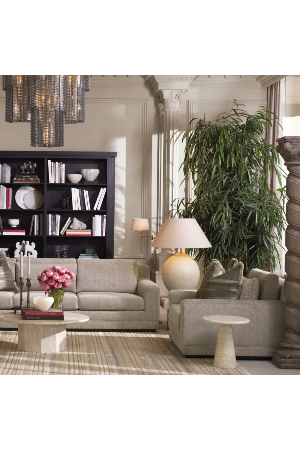 Antique Wooden Column Veneto | Eichholtz Miami