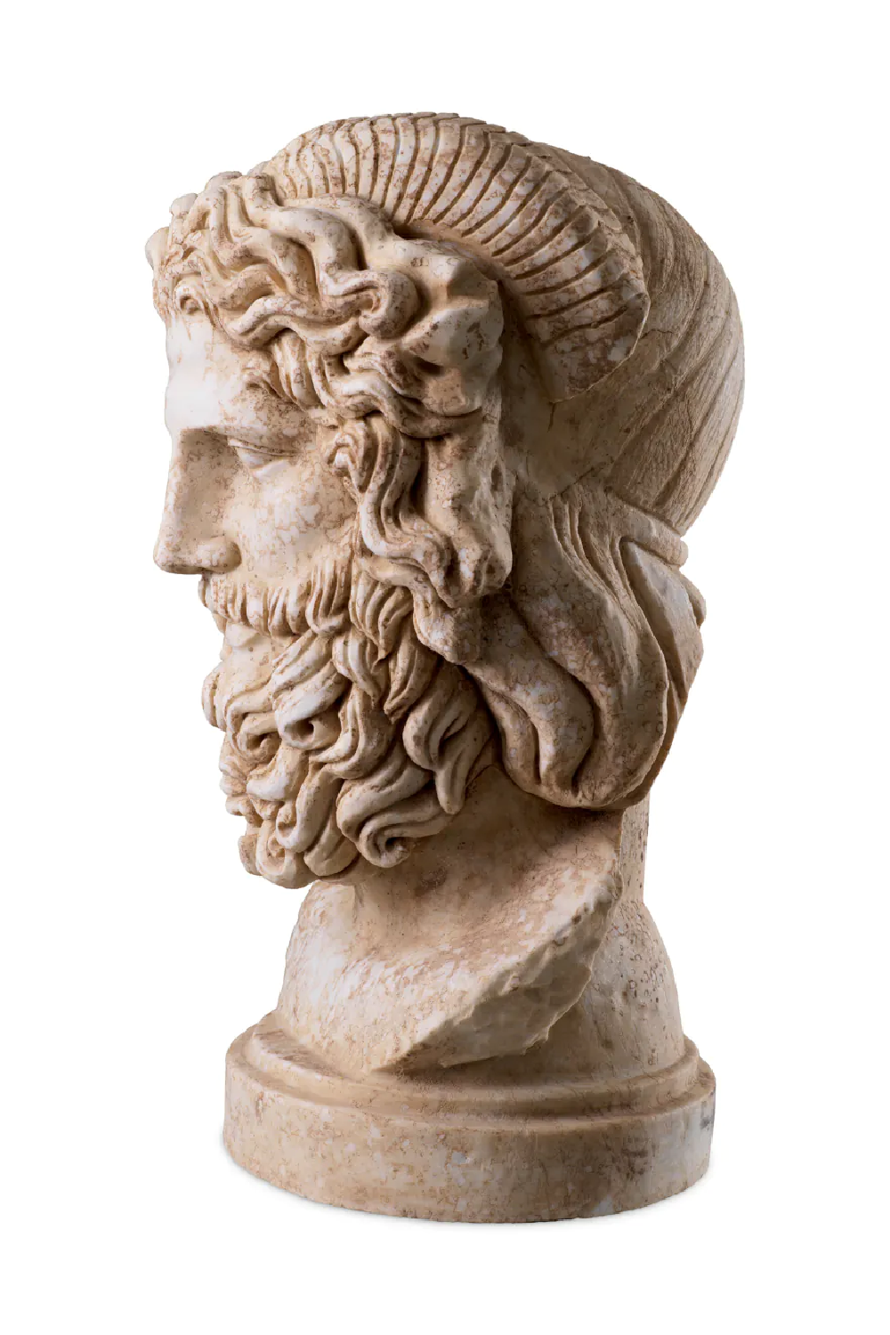 Greek God Marble Statue Zeus | Eichholtz Miami