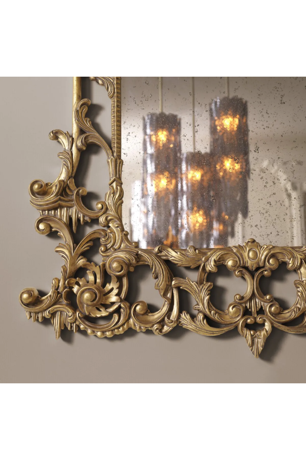 Hand-carved Gold Mirror Rococo | Eichholtz Miami