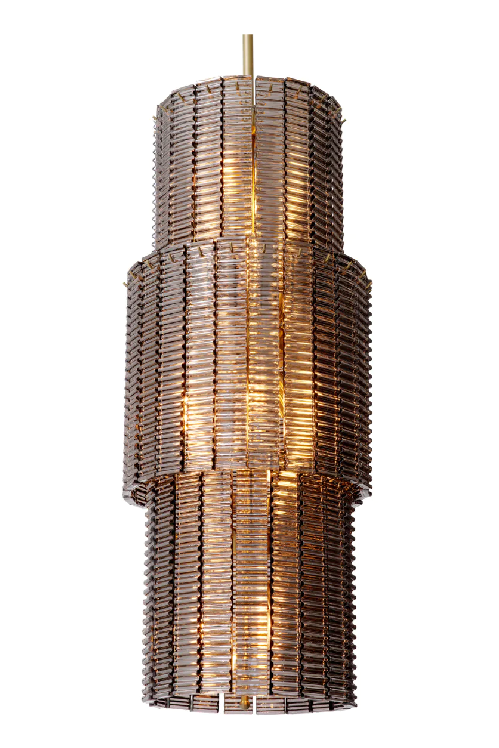 Ridged Glass Chandelier Imperial | Eichholtz Miami
