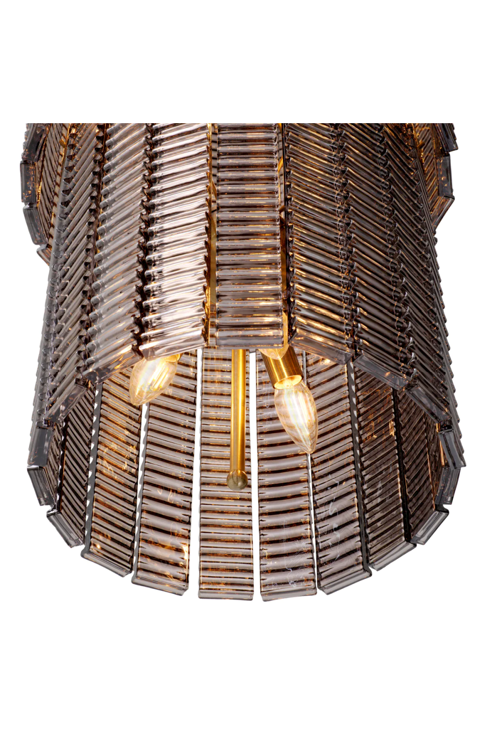 Ridged Glass Chandelier Imperial | Eichholtz Miami