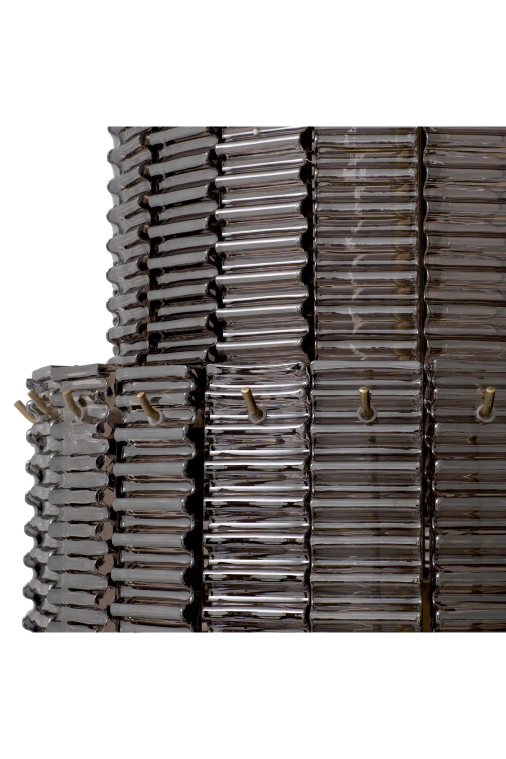 Ridged Glass Chandelier Imperial | Eichholtz Miami