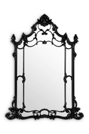 Black Hand-carved Mirror Chippendale | Eichholtz Miami