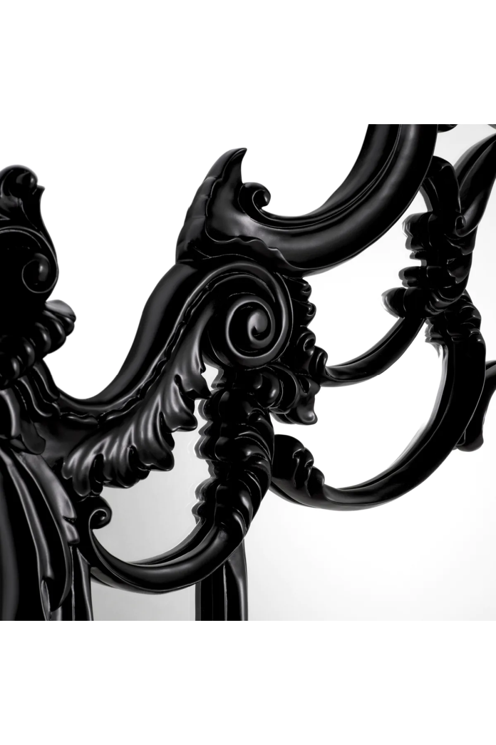 Black Hand-carved Mirror Chippendale | Eichholtz Miami