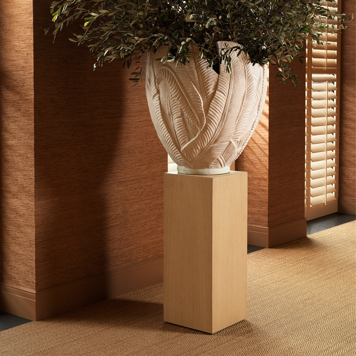 Wooden Minimalist Column M Grant | Eichholtz Miami