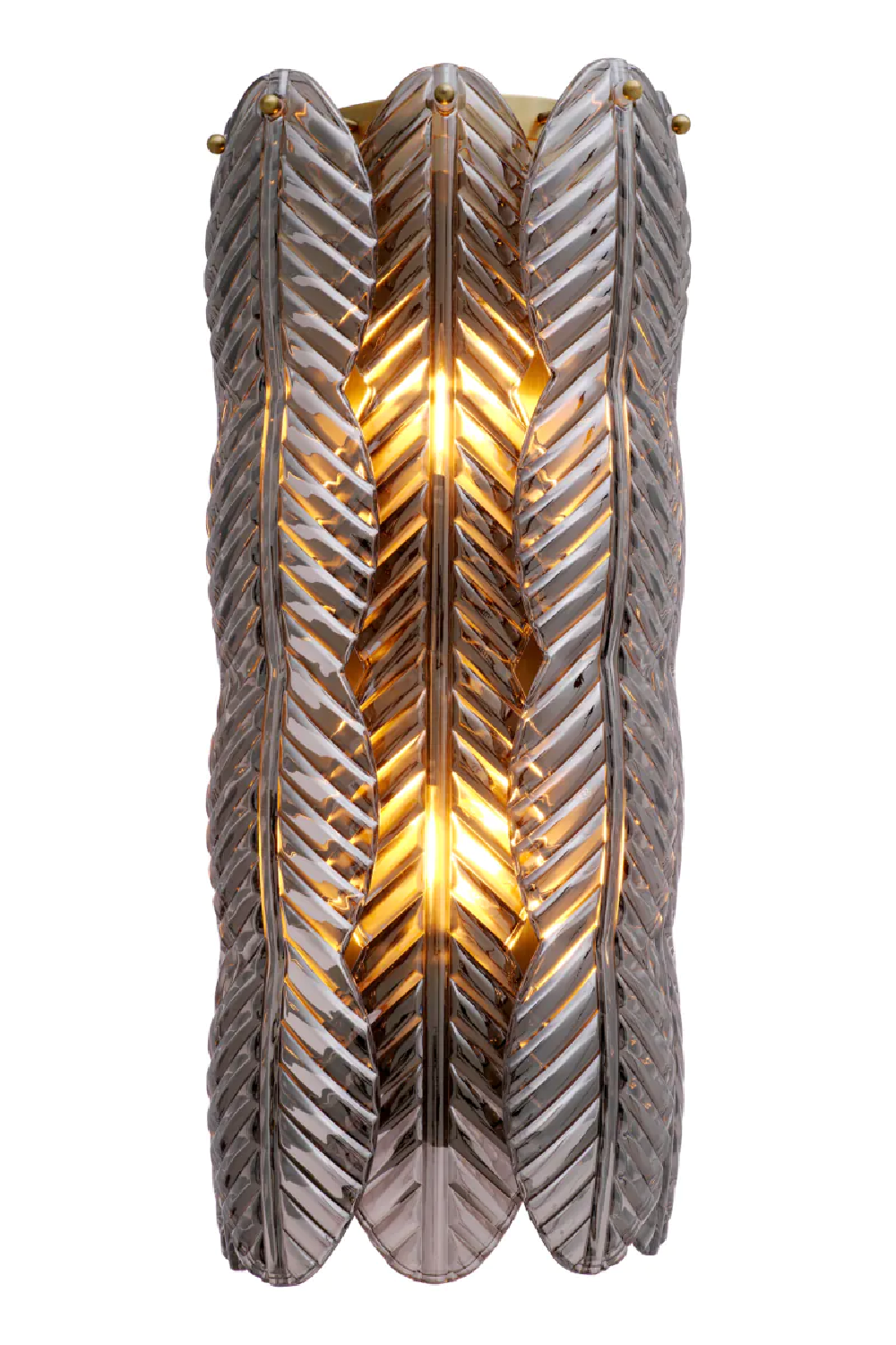 Smoke Glass Wall Lamp Sahure | Eichholtz Miami
