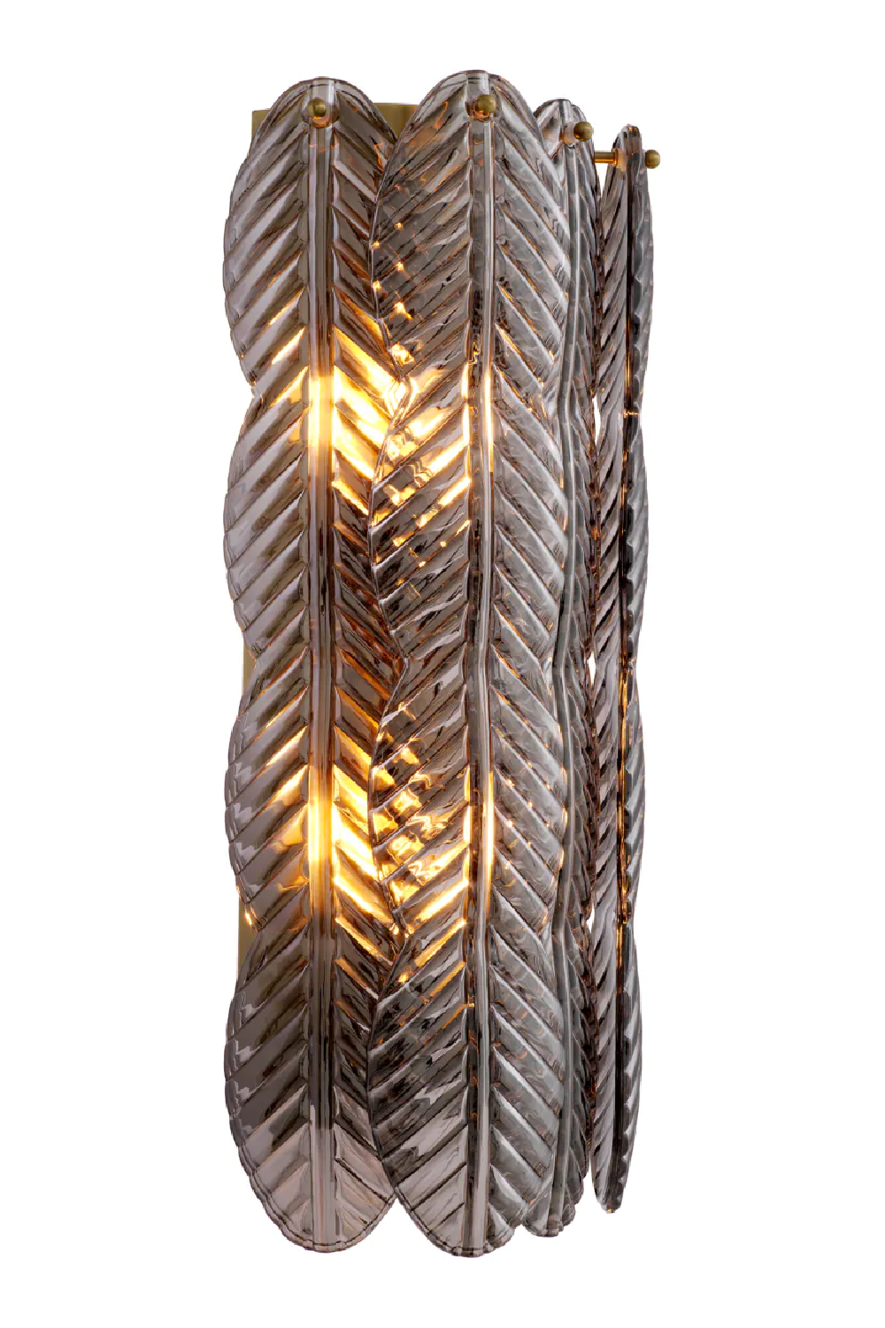 Smoke Glass Wall Lamp Sahure | Eichholtz Miami