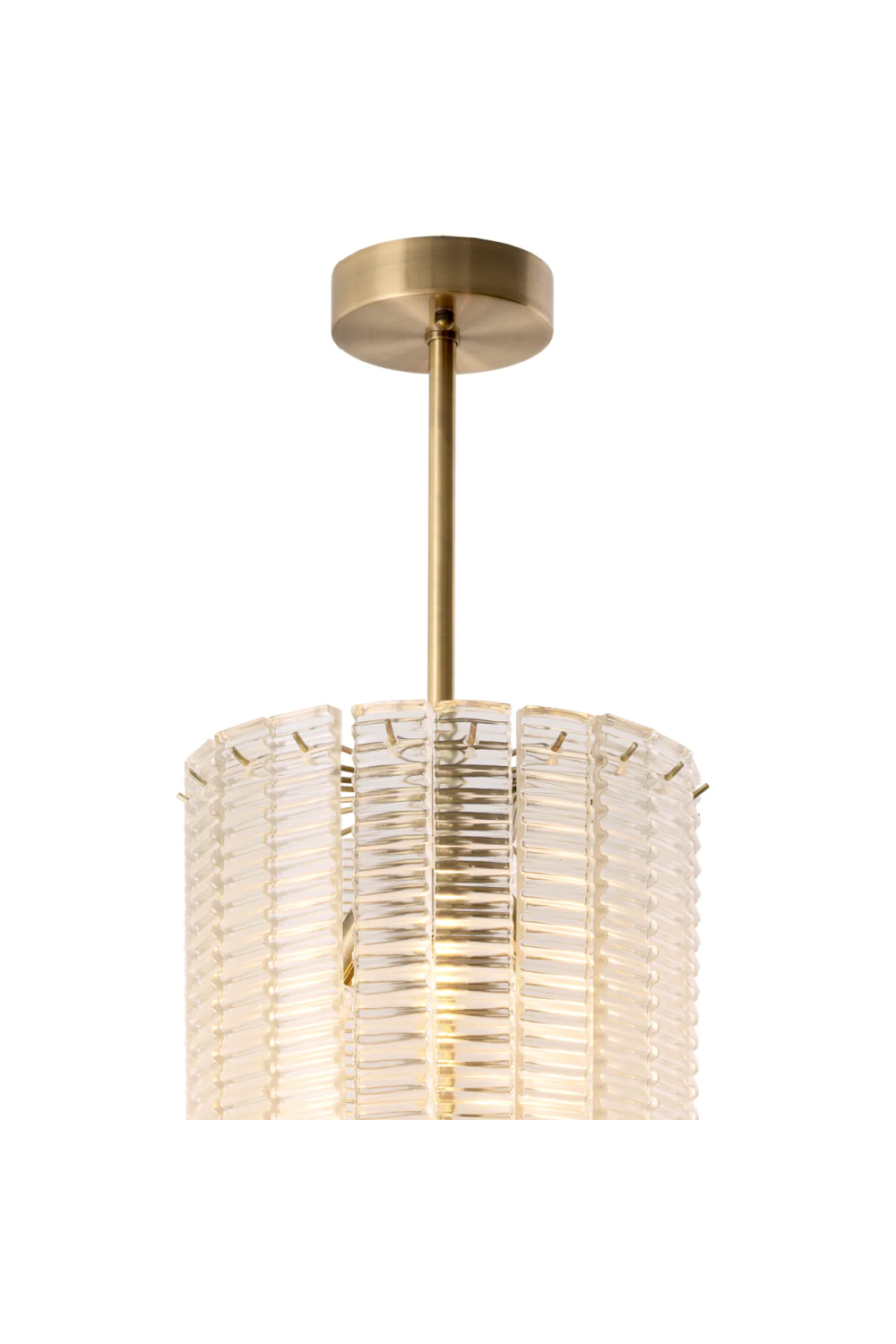 Ridged Glass Chandelier Imperial | Eichholtz Miami