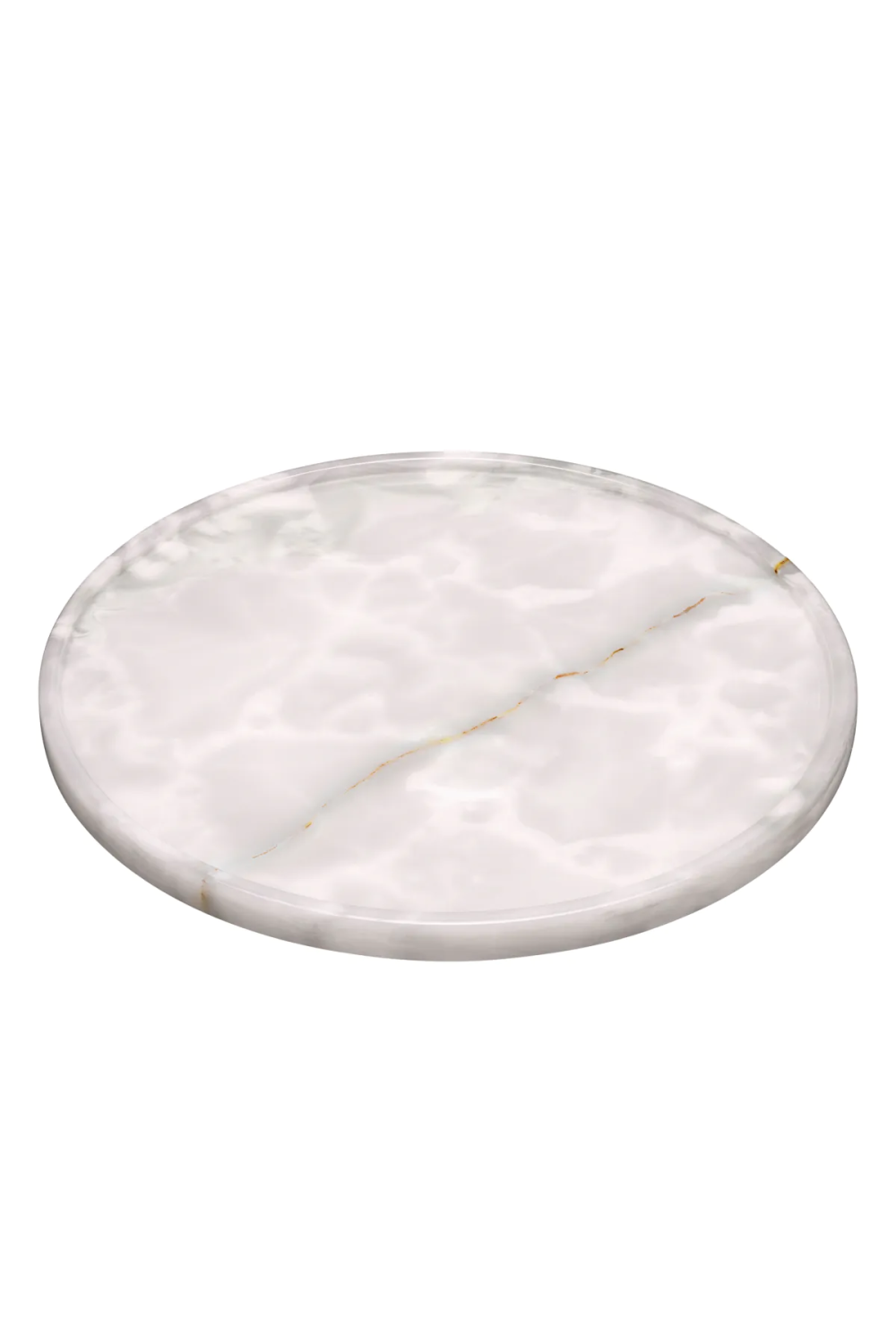 Natural Round Onyx Tray Haraga | Eichholtz Miami