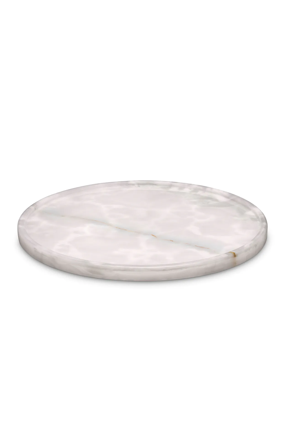 Natural Round Onyx Tray Haraga | Eichholtz Miami