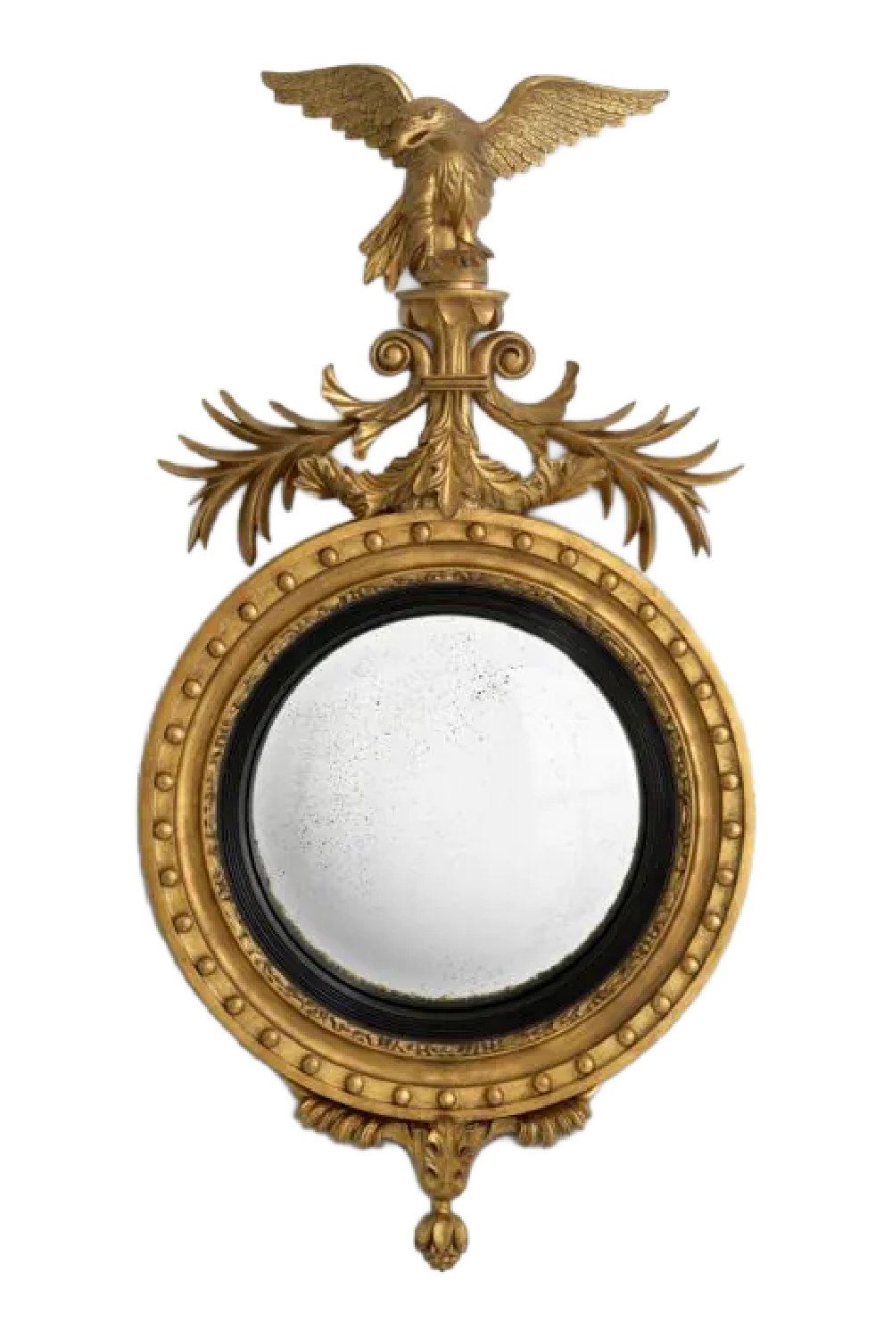 Antique Gold Convex Mirror Girandole | Eichholtz Miami