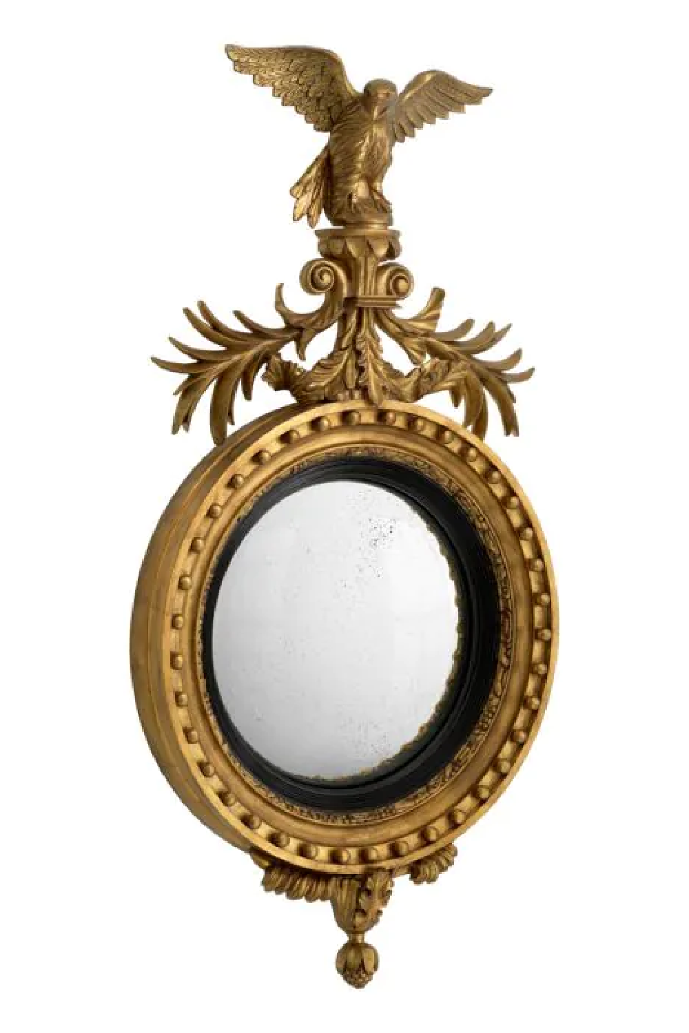 Antique Gold Convex Mirror Girandole | Eichholtz Miami