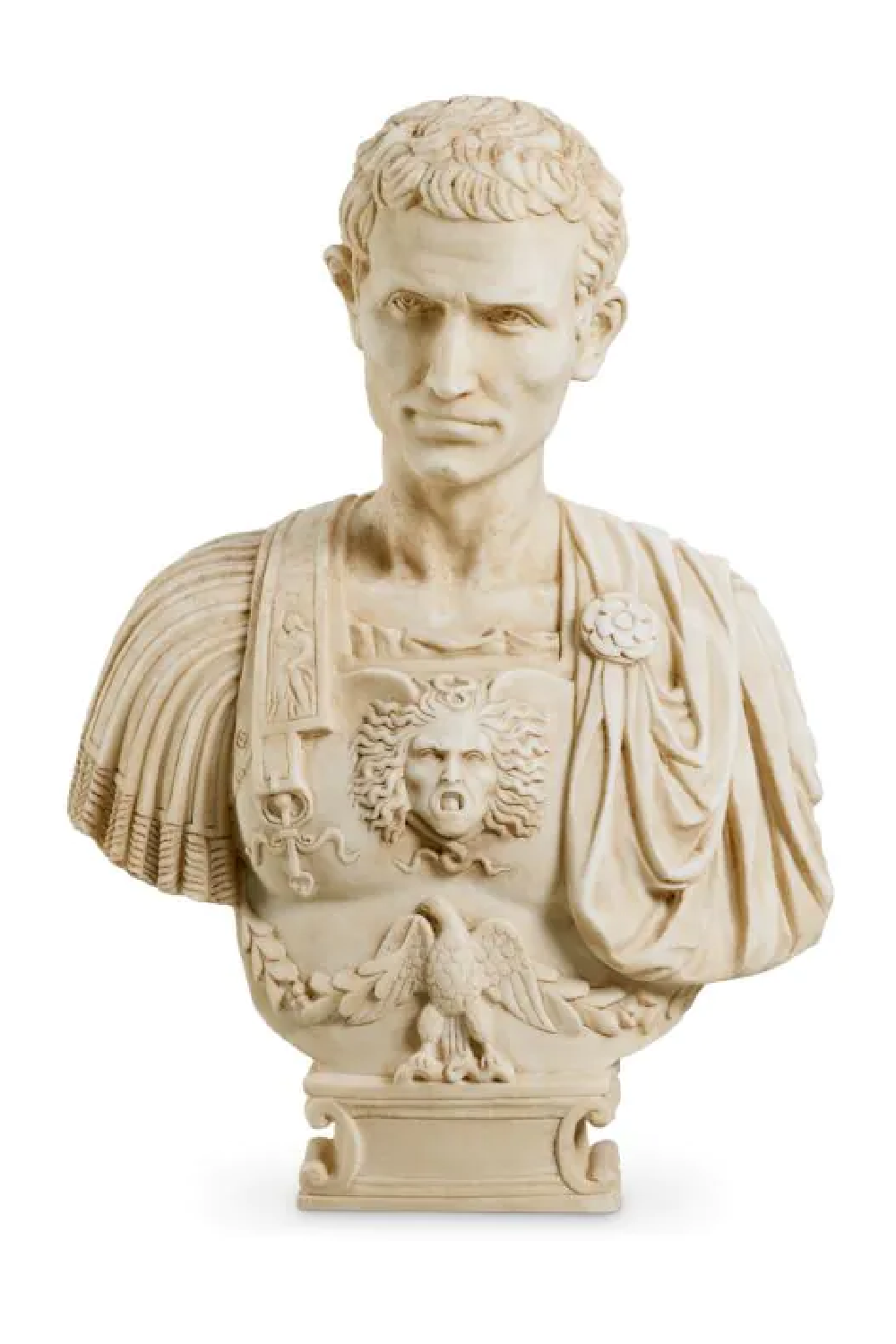 Rome Inspired Sculpture Bust of Julius Caesar | Eichholtz Miami