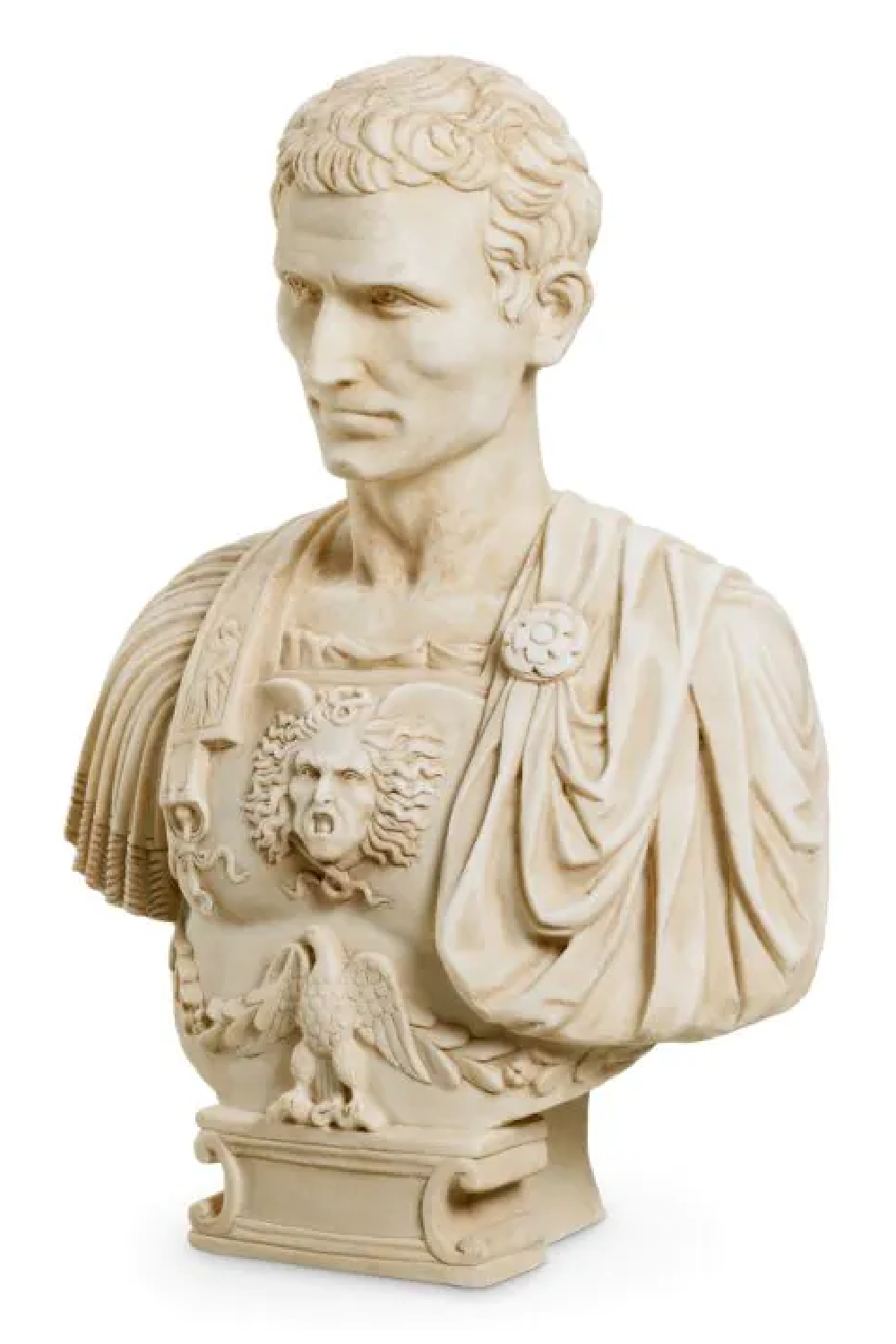 Rome Inspired Sculpture Bust of Julius Caesar | Eichholtz Miami