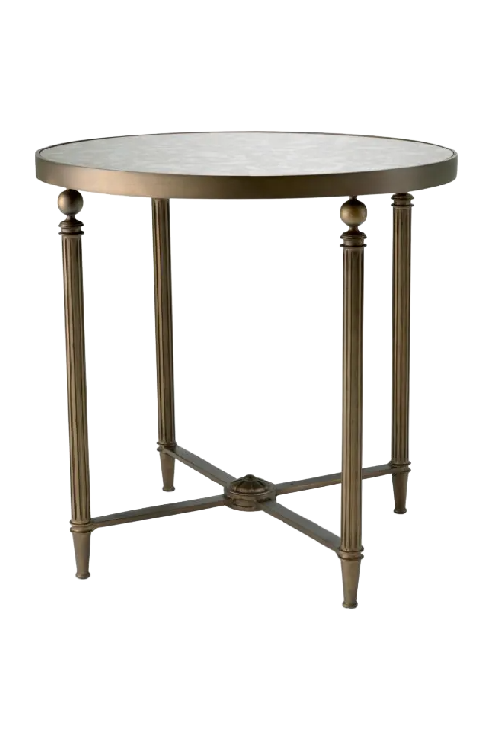 Bronze Round Side Table Bowery | Eichholtz Miami