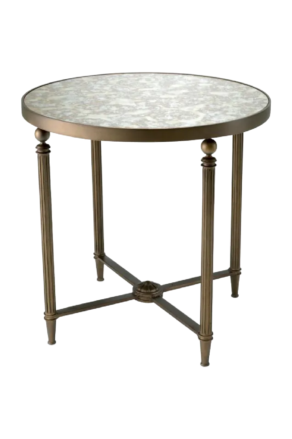 Bronze Round Side Table Bowery | Eichholtz Miami