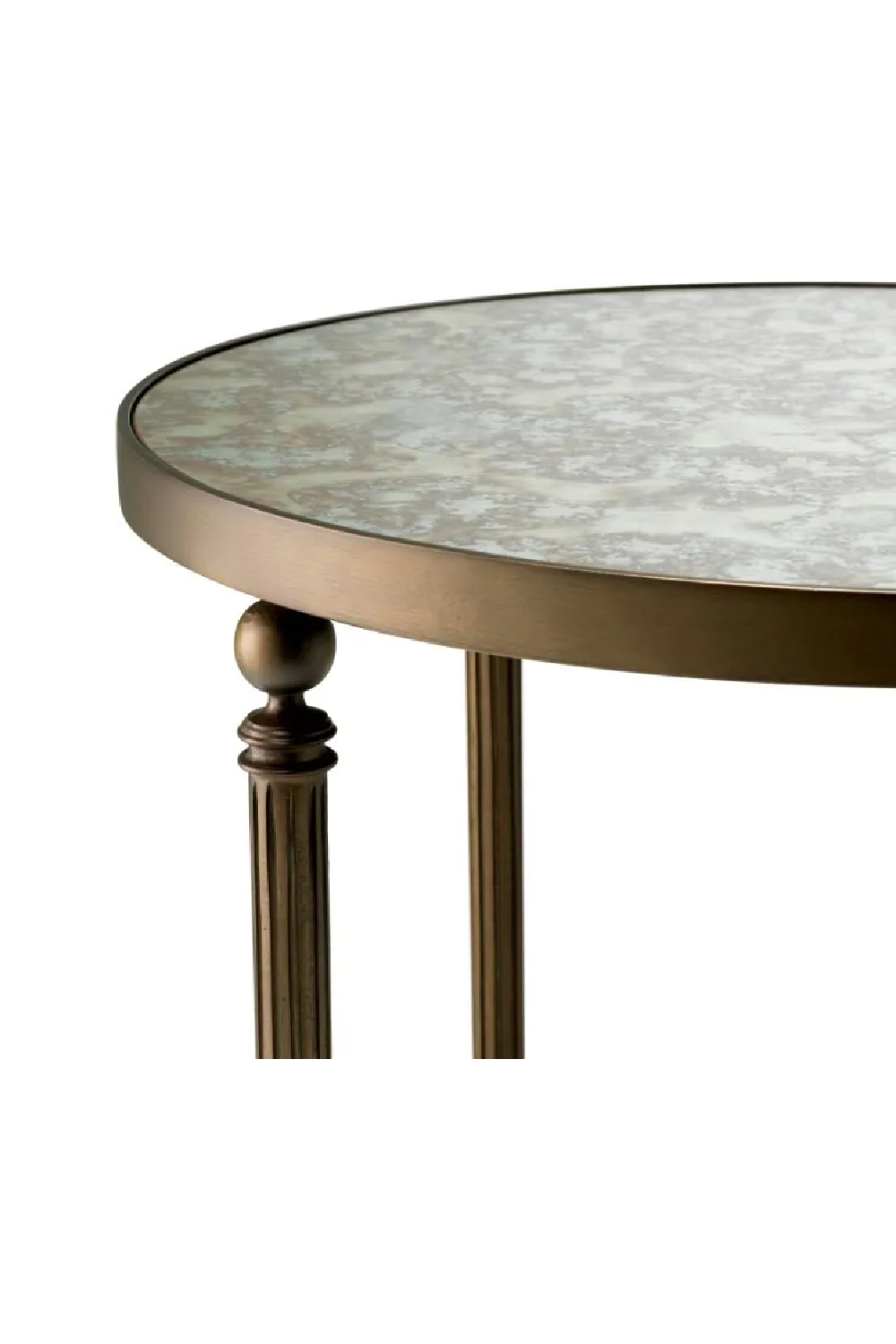 Bronze Round Side Table Bowery | Eichholtz Miami