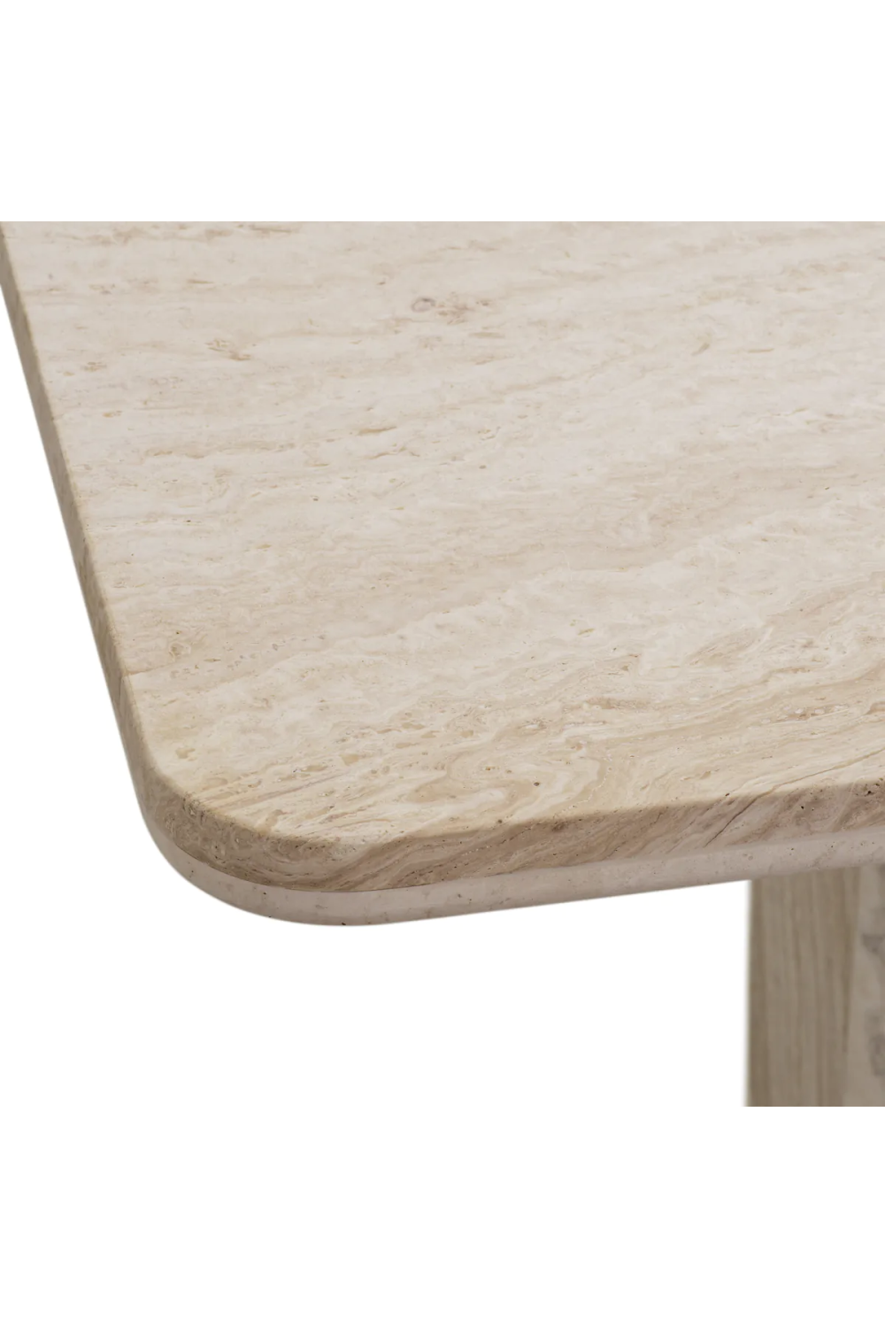 Natural Travertine Dining Table Piazza | Eichholtz Miami