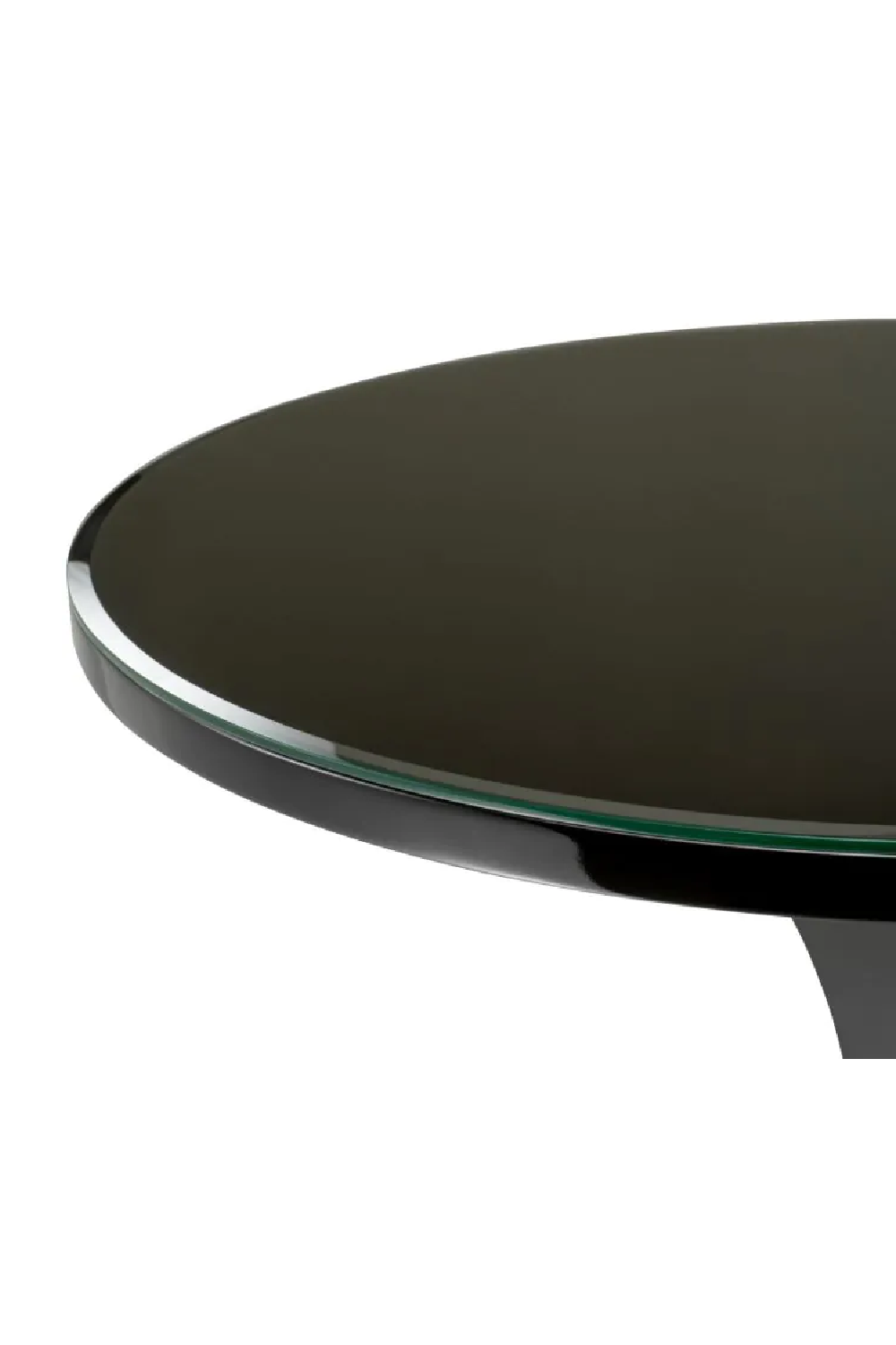 Black Glass Side Table Harlem | Eichholtz Miami