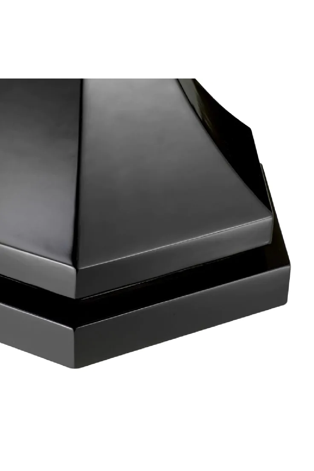 Black Glass Side Table Harlem | Eichholtz Miami