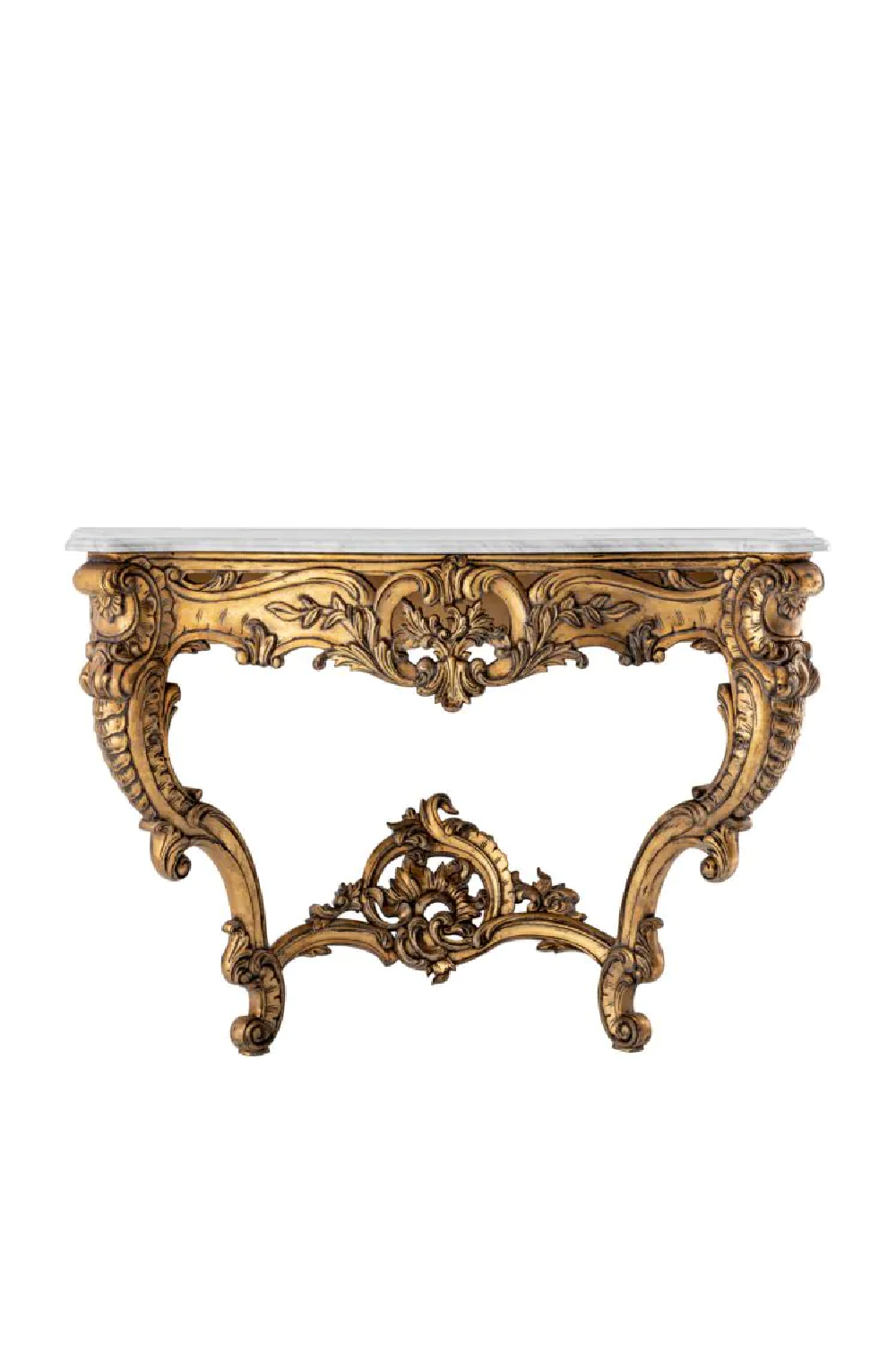Carved Gold Console Table Rococo | Eichholtz Miami