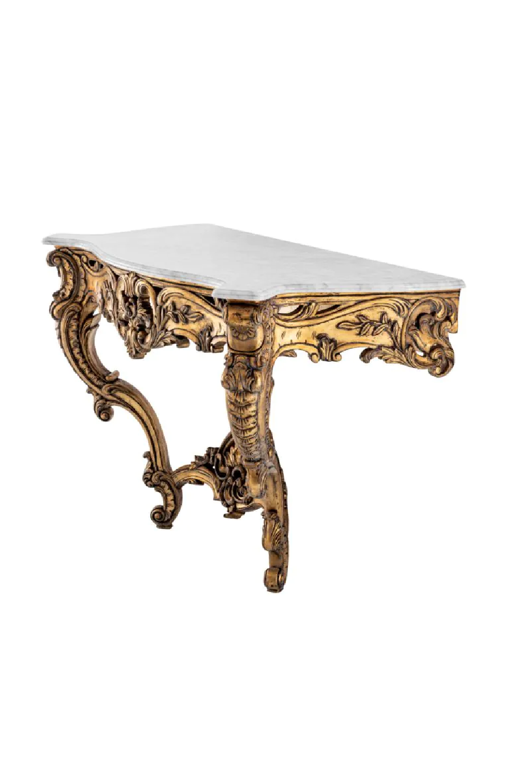 Carved Gold Console Table Rococo | Eichholtz Miami