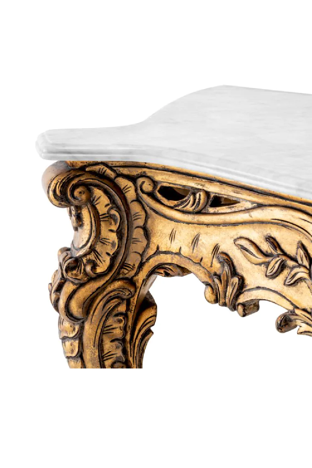 Carved Gold Console Table Rococo | Eichholtz Miami