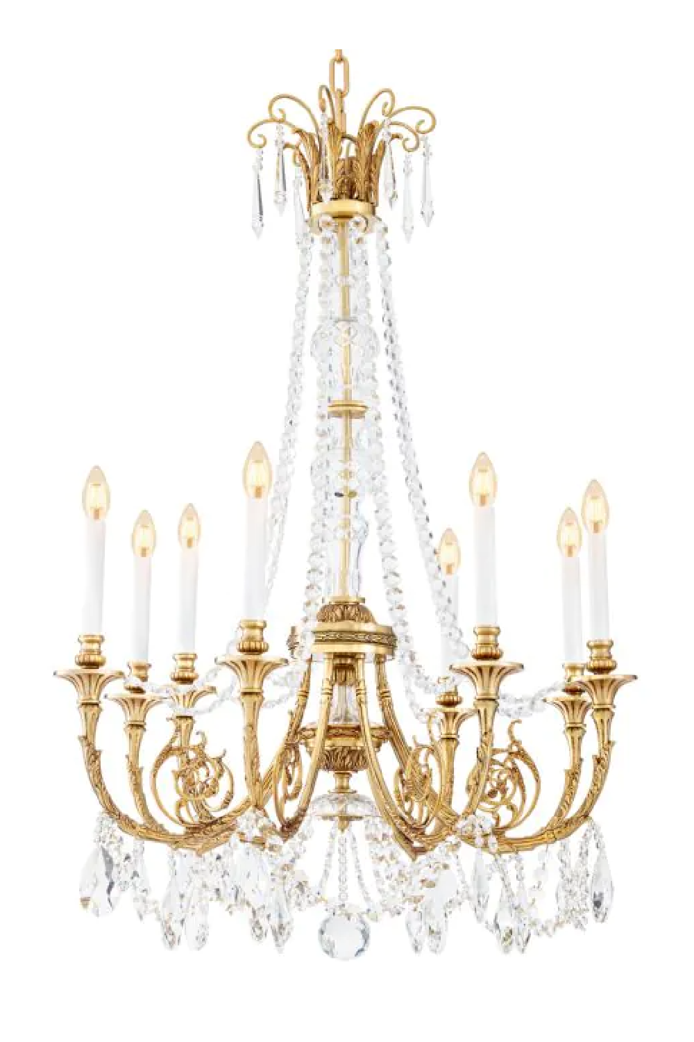 Mid-Century Crystal Chandelier Duvaux | Eichholtz Miami