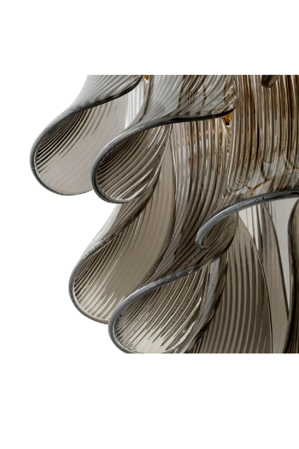 Glass Leaves Chandelier Amun | Eichholtz Miami