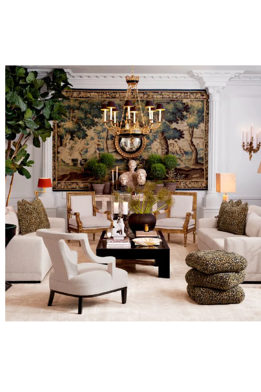 Shade Adjustable Floor Lamp Corbin | Eichholtz Miami