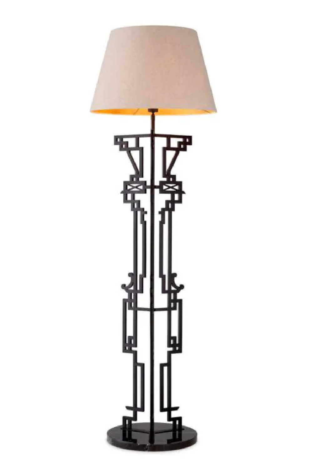 Metal Fretwork Floor Lamp Thomas | Eichholtz Miami