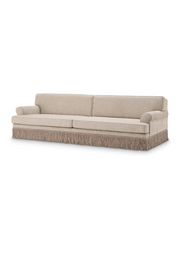 Beige Fringed Sofa Madison | Eichholtz Miami