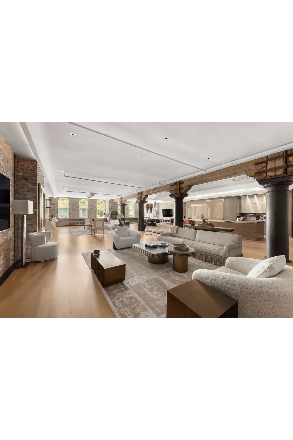 Beige Fringed Sofa Madison | Eichholtz Miami