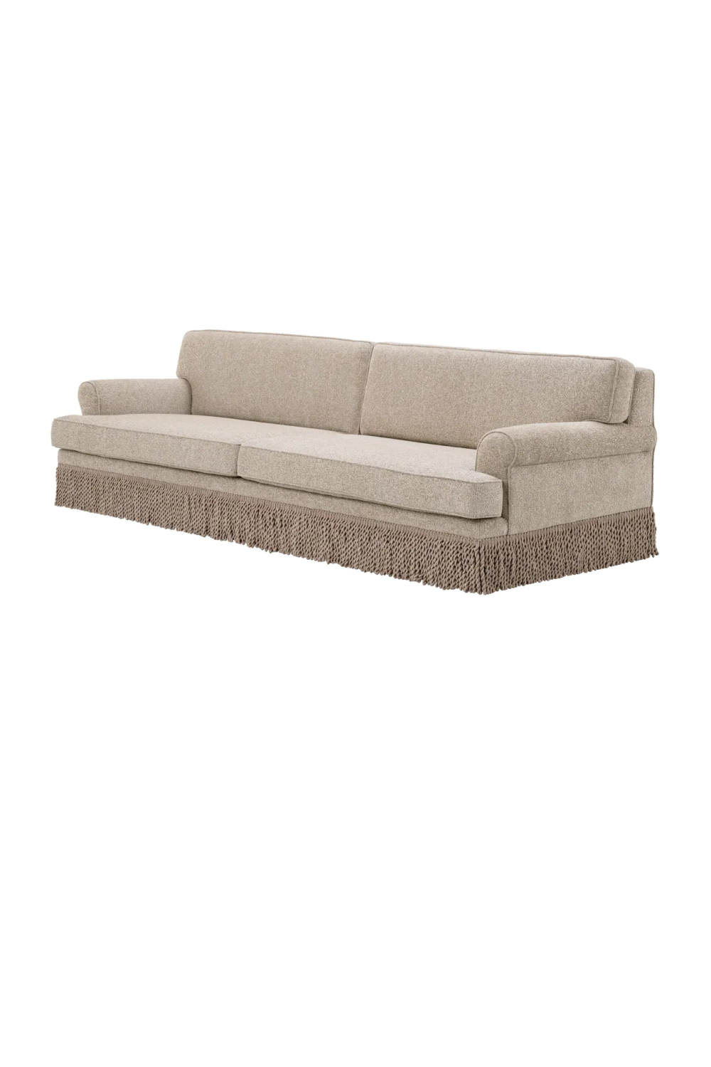 Beige Fringed Sofa Madison | Eichholtz Miami