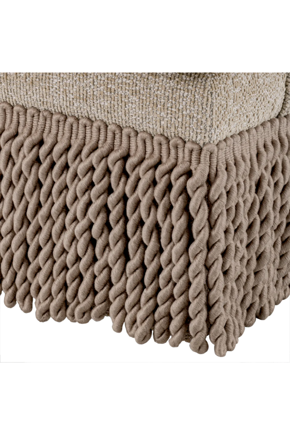 Beige Fringed Sofa Madison | Eichholtz Miami