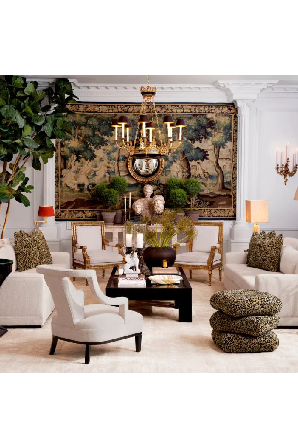 Fabric Lounge Chair Manhattan | Eichholtz Miami