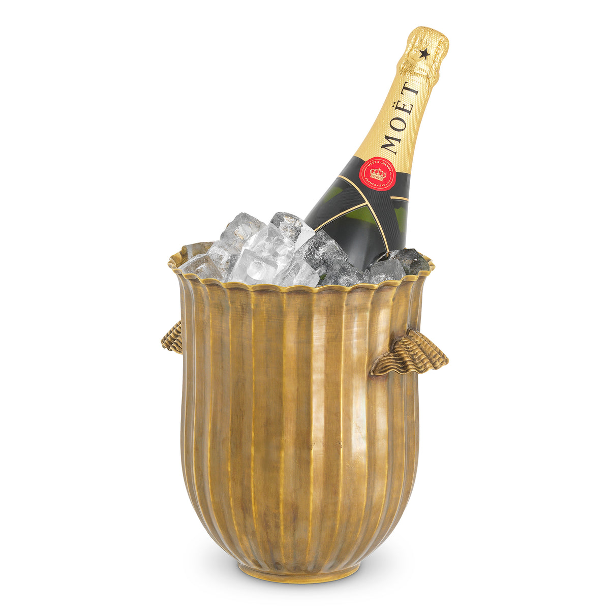 Fluted Aluminum Wine Cooler Sutera | Eichholtz Miami